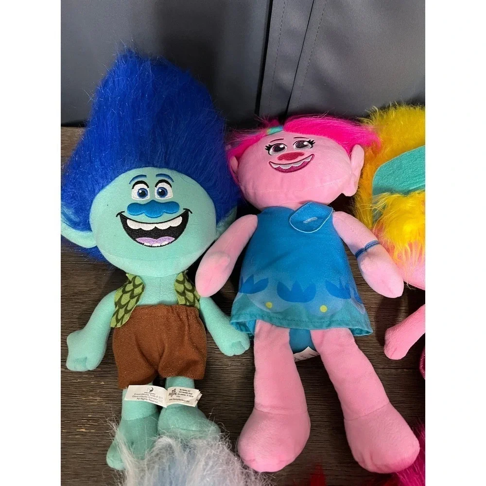 Trolls Plush Lot of 6 Dolls Stuffed Animals Toy‎ Figures Kids Collection